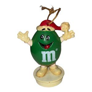 Vintage 1988 M&M's Peanut Candy Tube Topper Ornament